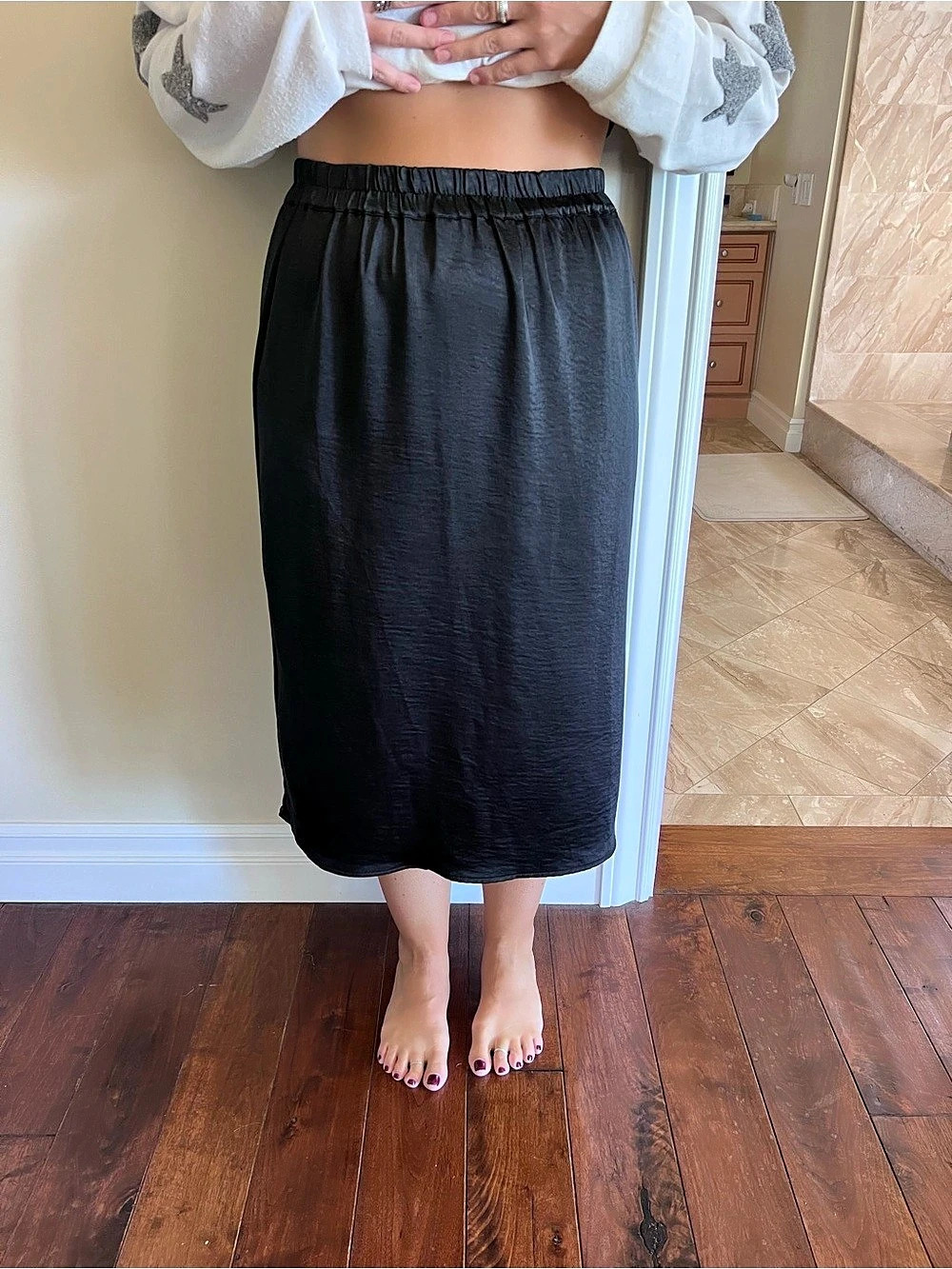Gap Black Midi Skirt